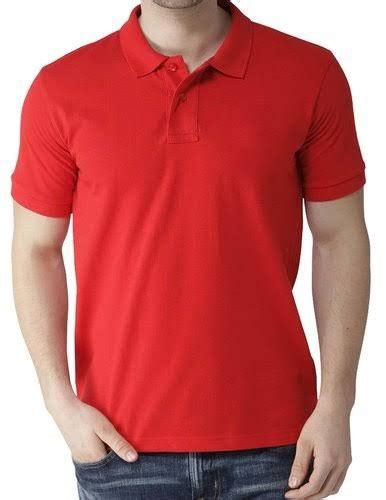 Plain Collar T Shirts For Men