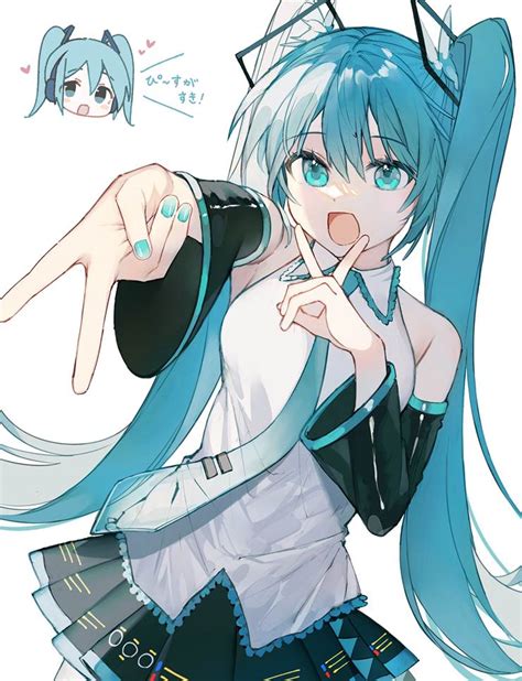 Miku Day Vocaloid Deep Illustration Pixivbox