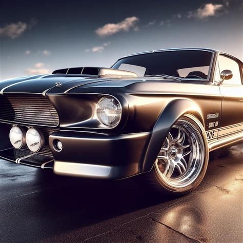 Impressionante Shelby Ford Mustang Eleanor Carro Gt Arte Vetorial