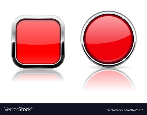 Red Glossy Buttons Png