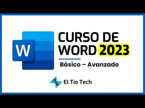 Gratis Curso De Word De B Sico A Avanzado El T O Tech