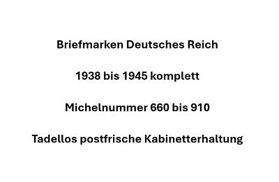 Postfrische Briefmarken Als Sammlung Aus Dem Deutschen Reich