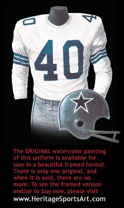 Dallas Cowboys Uniform And Team History Heritage Uniforms And Jerseys