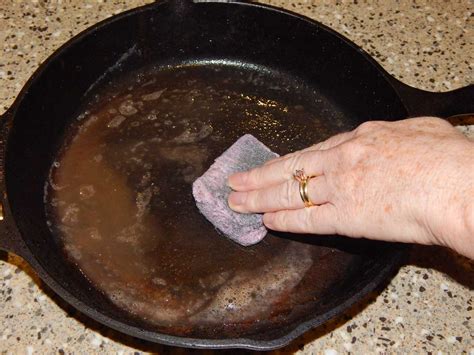 How To Clean A Cast Iron Skillet & Restore It's Glory! - The Roving Foley's