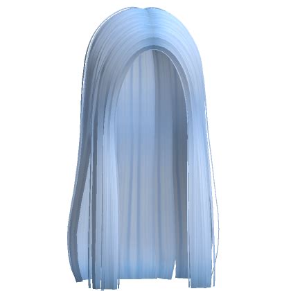 Long Straight Preppy Stylish Hair Sky Blue Roblox