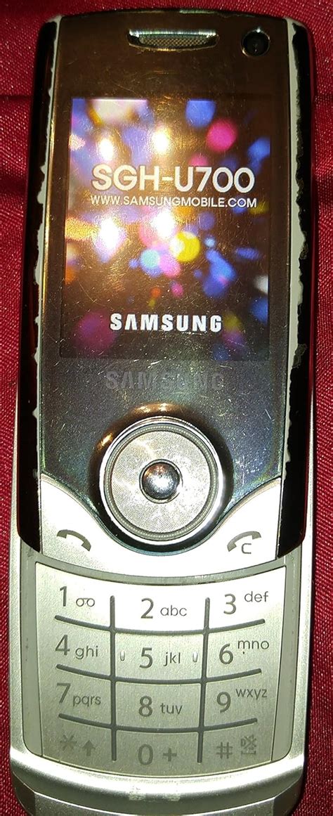 Samsung Sgh U700 Silber Handy Sliderhandy Ohne Amazon De Elektronik