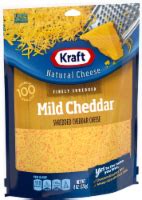 Kraft Mild Cheddar Shredded Cheese 8 Oz Fred Meyer