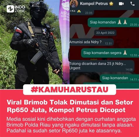 Narkosun On Twitter Kompol Petrus Sudah Dicopot Gaes Terima Kasih