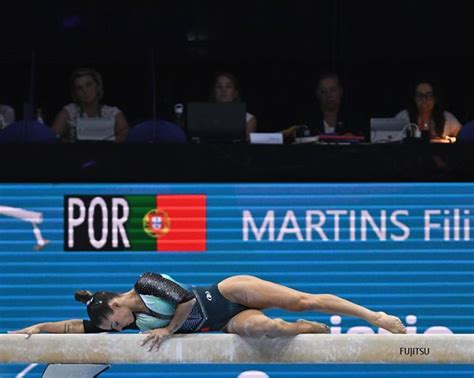 Ouro E Bronze Para Filipa Martins Na Ta A Do Mundo De Gin Stica