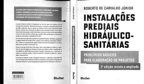 Livro Instala Es Prediais Hidr Ulico Sanit Rias Instala Es