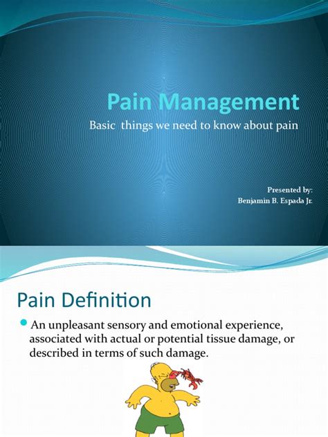 Understanding Pain A Comprehensive Overview Of Pain Management Pdf