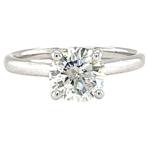 14k White Gold Diamond Engagement Ring For Sale At 1stdibs