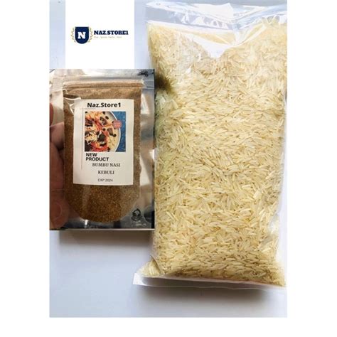 Jual Promo Paket Beras Basmati Kg Dan Bumbu Nasi Kebuli Shopee Indonesia