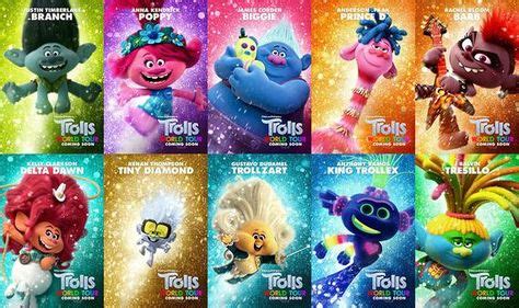 Trolls World Tour Characters Posters Legsly