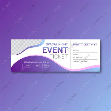 Party Or Festival Ticket Design Template Template Download On Pngtree