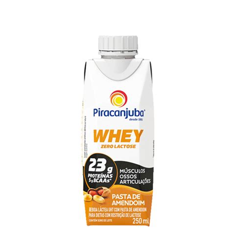 Bebida L Ctea Piracanjuba Whey Zl Pasta De Amendoim X Ml Rika