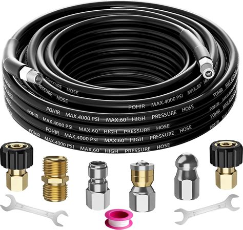 Sewer Jetter Kit For Pressure Washer 15FT Hydrojet Australia Ubuy