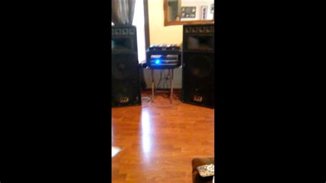 Dfx Professional Audio Dj Stereo System And Speake Youtube