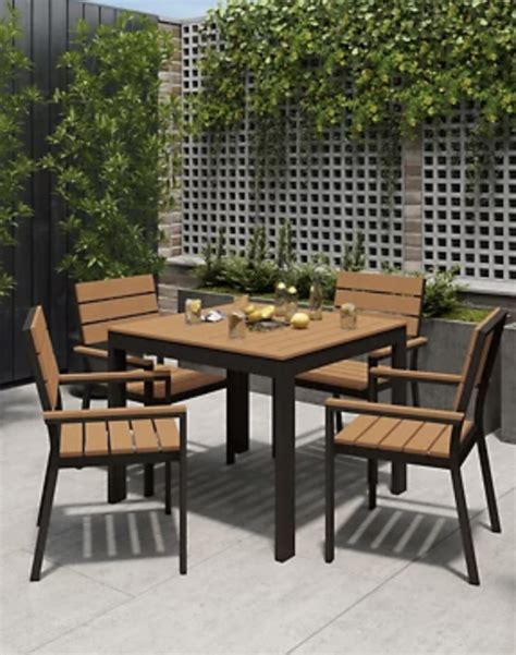 Porto 4 Seater Dining Set Competition Fox