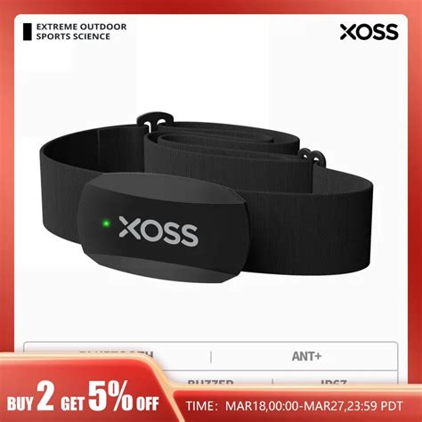 Xoss X Chest Strap Heart Rate Monitor For Cycling Running Hiking