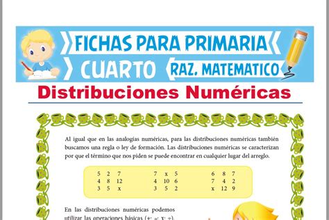 Problemas de Distribuciones Numéricas para Cuarto de Primaria 2025