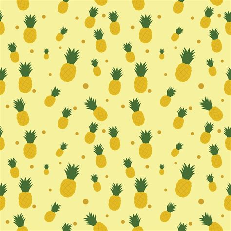 Premium Vector Pineapple Seamless Patterns