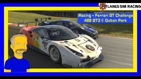 IRacing Ferrari GT Challenge 488GT3 Oulton Park YouTube