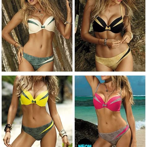 New European And American Triangle Sexy Bikini Womens Steel Holding