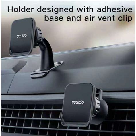 YESIDO C110 2 In 1 Magnetic Car Phone Mount Holder Air Vent Windshield