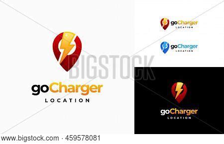 Charging Station Logo Vector & Photo (Free Trial) | Bigstock