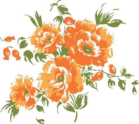 Flower Orange Blossom Clip Art Flower Png Download 14621311 Free