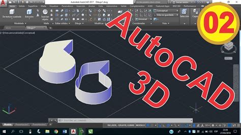 D Autocad Video Autocad D Herramienta Presionartirar Y