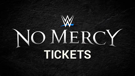 Get WWE No Mercy 2017 tickets now | WWE