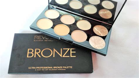 Makeup Revolution Ultra Bronze Palette Swatches