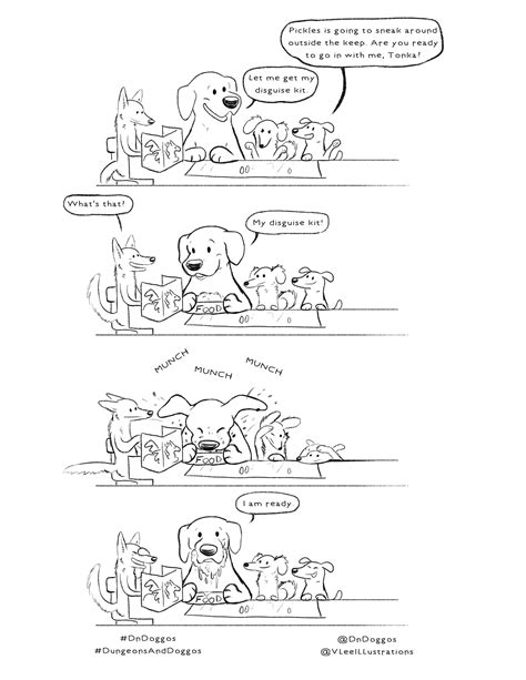 [Art] Dungeons and Doggos - Disguise Kit : r/DnD