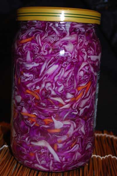 The most delicious pickled red cabbage