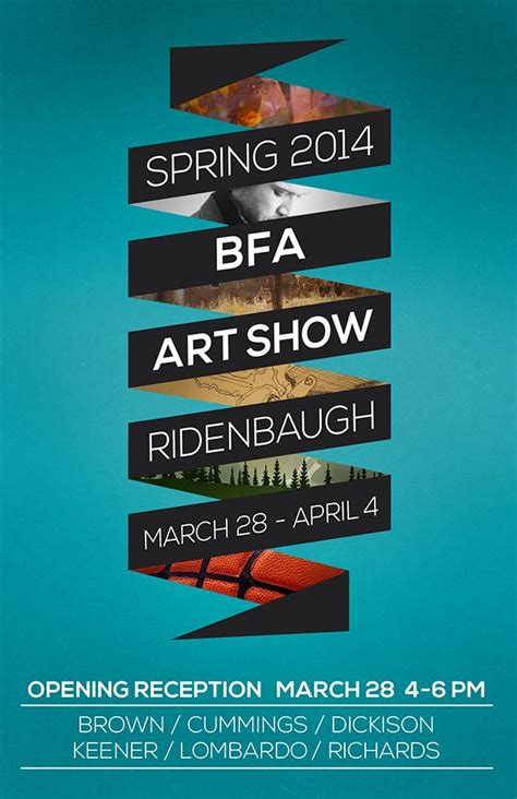 Bfa Art Show Posters Art Show Bfa Design