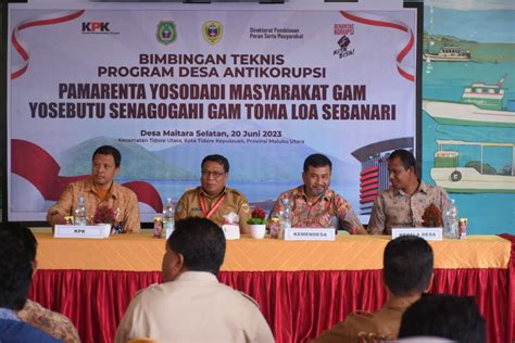 Tindaklanjut Observasi Desa Antikorupsi Tahun Pemerintah Kota