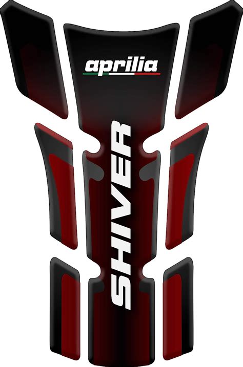 Prot Ge R Servoir Moto Tank Pad Sticker Autocollant Aprilia Shiver Red