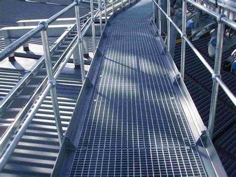 Welded Steel Grating For Stair Tread Walkway Floor Platform