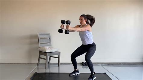 Dumbbell Squat Swing Youtube