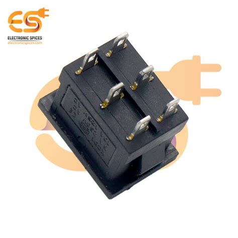 Buy Kcd A V Black Color Pin Dpco Small Plastic Rocker Switches