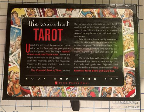 The Essential Tarot Book And Card Set Hanson Roberts Illustrated Deck