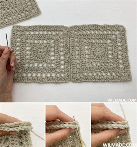 Best Ways To Join Crochet Squares Crochetpedia Joining Crochet