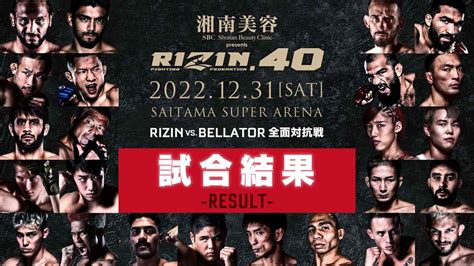 サイン入りポスターをプレゼント！湘南美容クリニック Presents Rizin 40 来場・視聴者アンケート ご協力のお願い Rizin