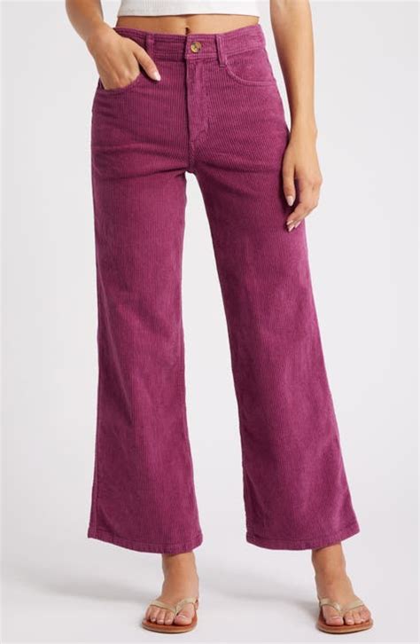 Womens Corduroy Wide Leg Pants Nordstrom