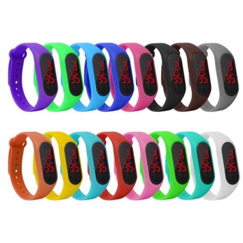 Relógio Led Pulso Digital Unissex Esportivo Relógio Tipo Bracelete