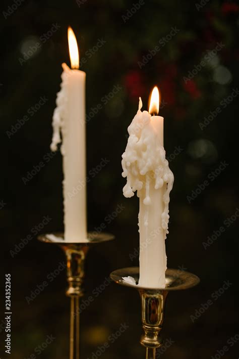 Melting Wax Candle