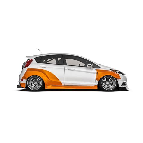 Ford Fiesta Mk Dr Wide Body Kit Krotov Pro Ford Fiesta Modified