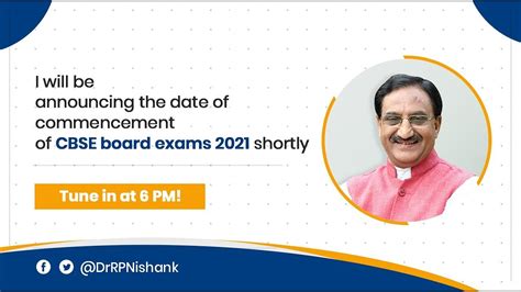 Cbse Exam Update Dr Ramesh Pokhriyal Live Education Minister Live